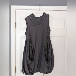 Vanite Couture Grey Bubble Dress size Medium